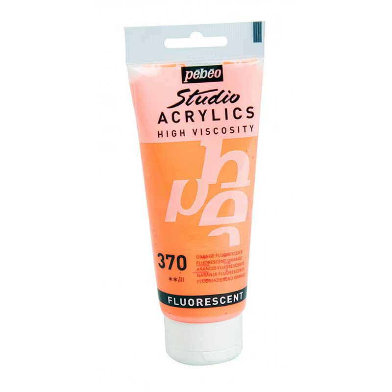 Acrylique Studio HV 100ml Fluo Orange.