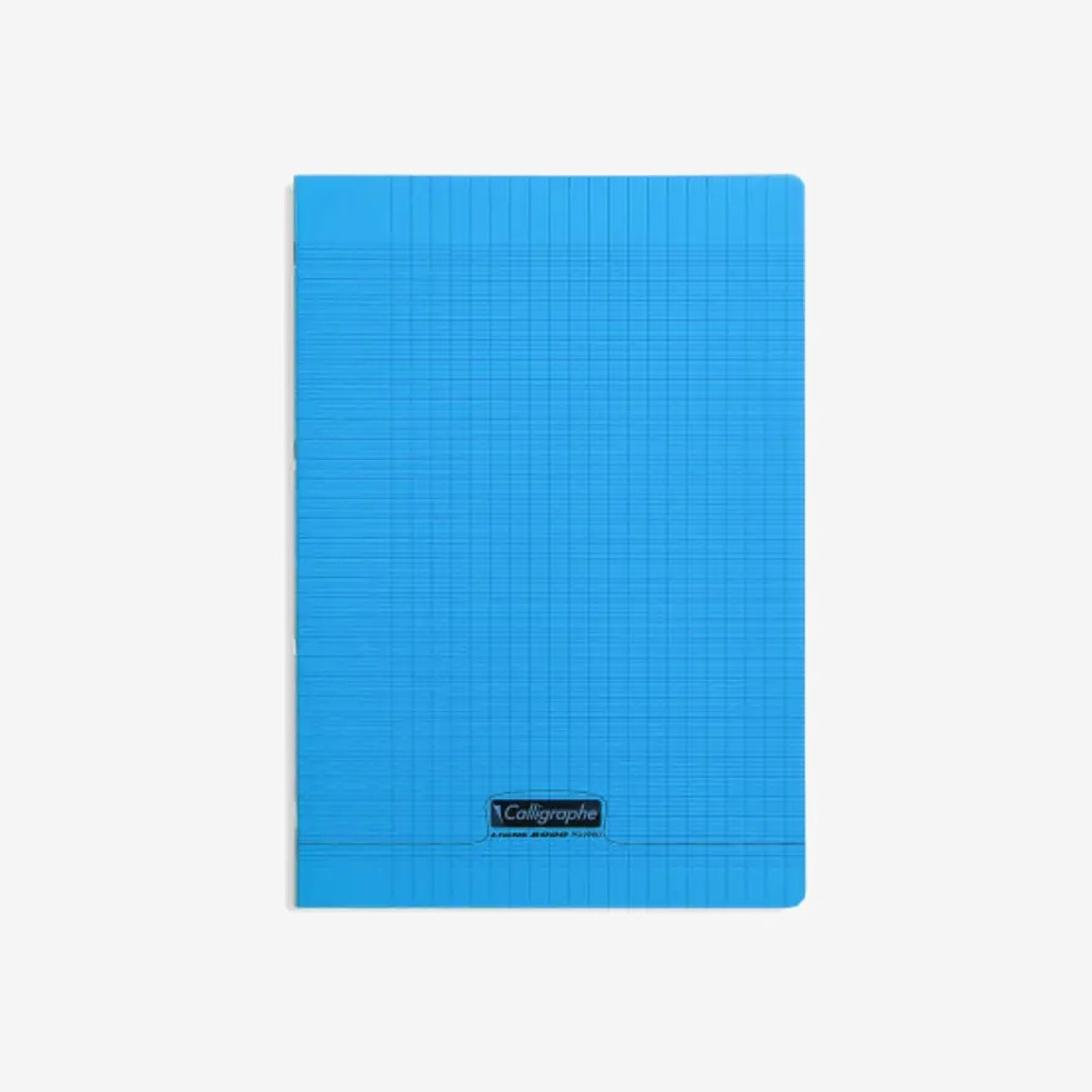 CAHIER POLYPRO CALLIGRAPHE 21*29.7 96P PP BLEU.