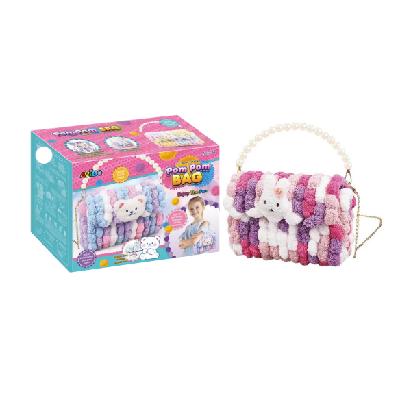 DIY POM POM BAG