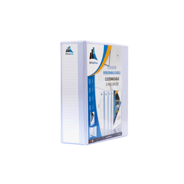 CLASSEUR PVC EVIDENCE D65 DOS90MM - BLANC P