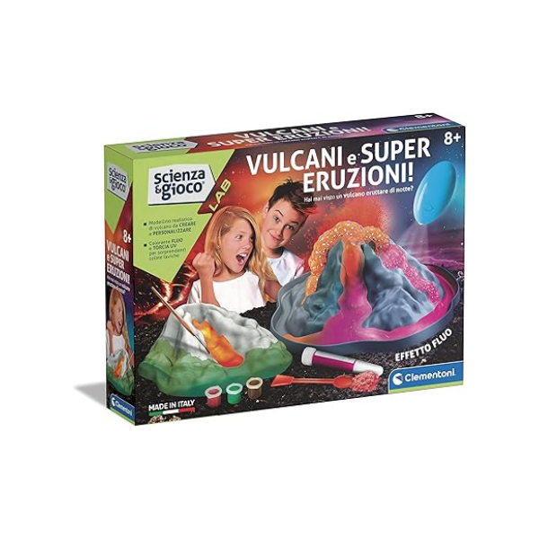 EXPERIENCES VOLCANIQUES EFFET FLUORESCENT