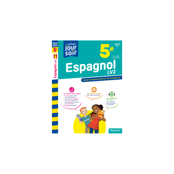 ESPAGNOL 5E LV2 CAHIER JOUR SOIR