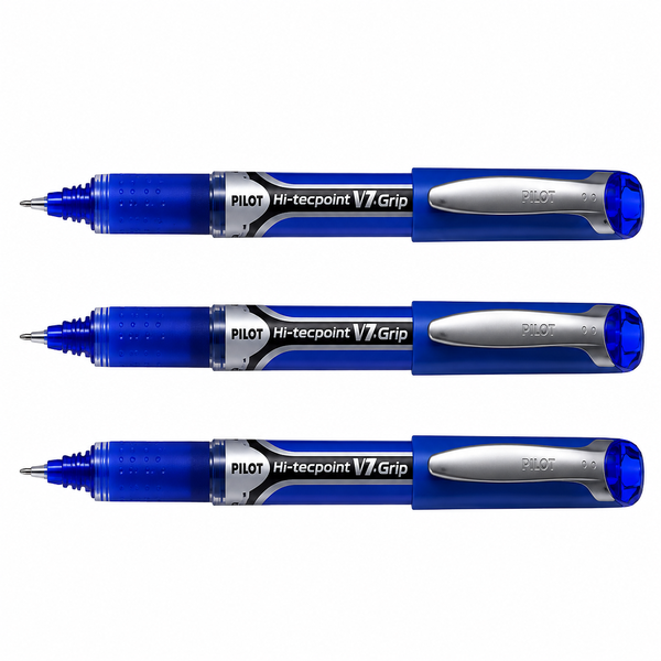 STYLO GEL HI-TECPOINT GRIP V7 BLEU PILOT