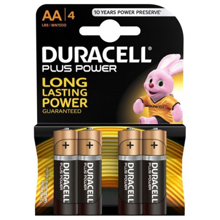Pile Duracell AA-OT de 4 LR6 1.5V