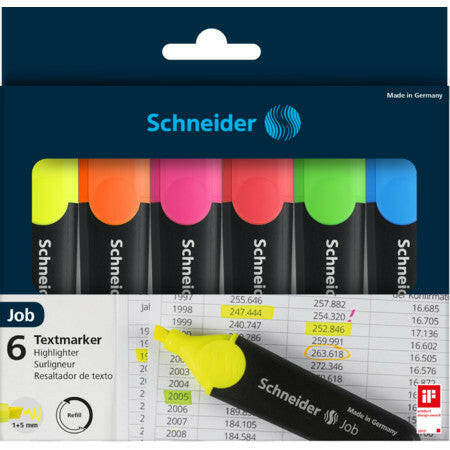 POCHETTE FLUO SCHNEIDER DE 6 VIVE.