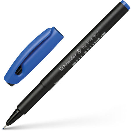 STYLO POINT FINE SCHNEIDER TOPLINER 967 BLEU