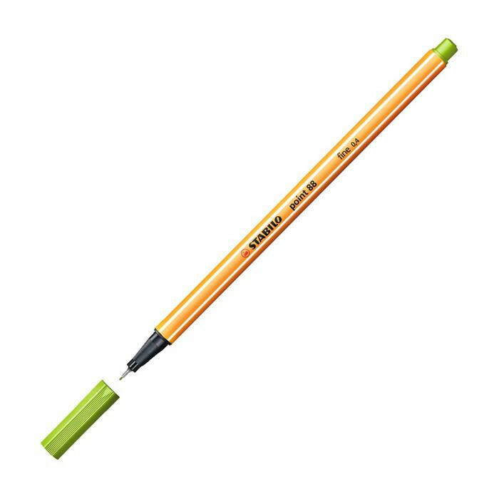 Stylo Point Fine Stabilo Point 88 – Vert Pomme 88/33.