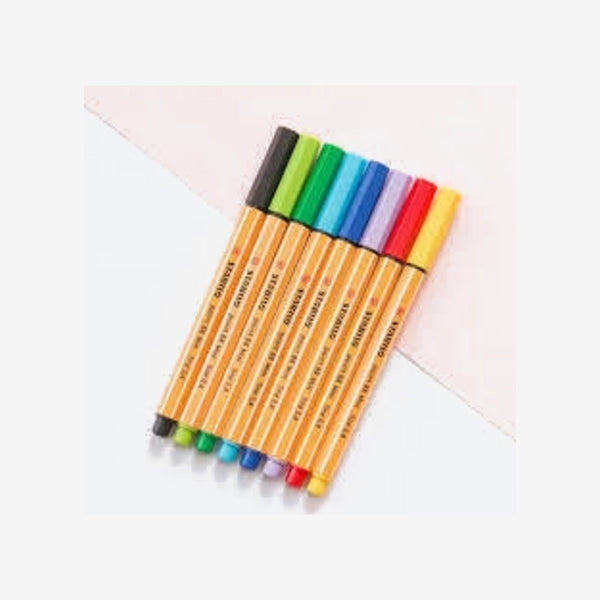 Stabilo - Mini Pochette de 8 Stylos Point Fine POINT 88.