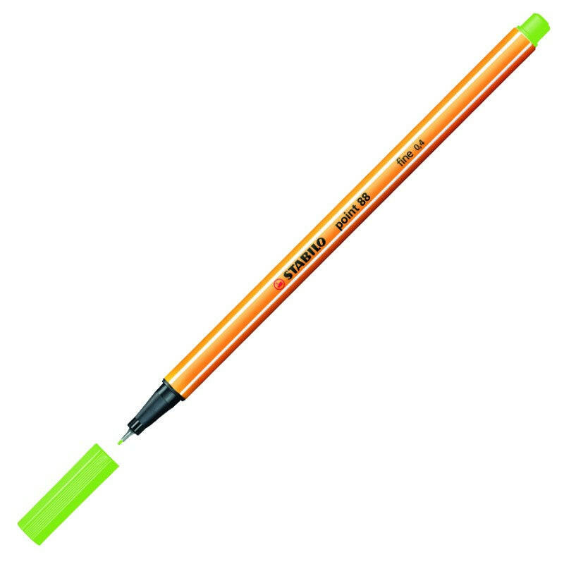 Stylo Feutre Pointe Fine - Vert Fluo.