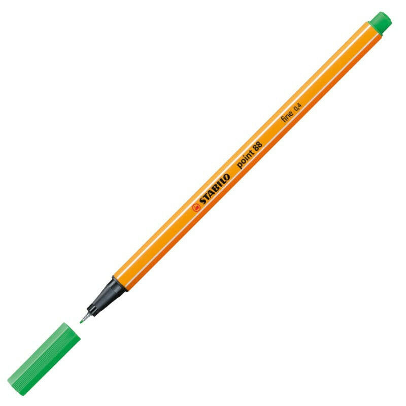 Stylo Point Fine Stabilo Point 88 – Vert EM CL 88/16.