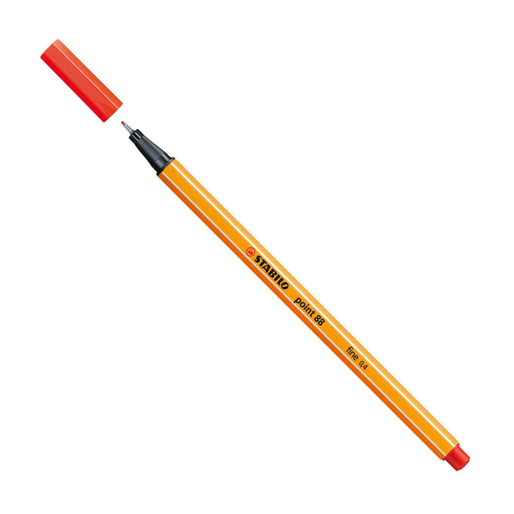 Stylo Feutre Pointe Fine - Rouge Clair.