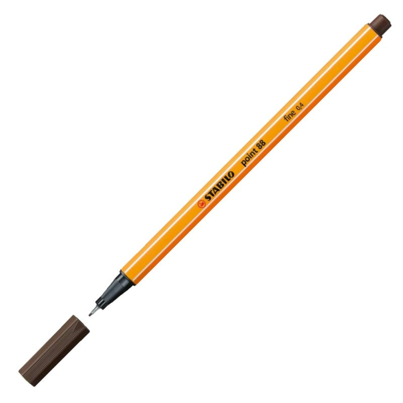 Stylo Feutre Pointe Fine 88 Terre d'ombre - Stabilo