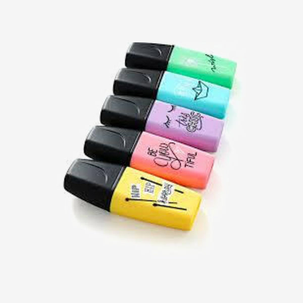 Stabilo - Lot de 5 Surligneur Boss Mini Pastel Love.