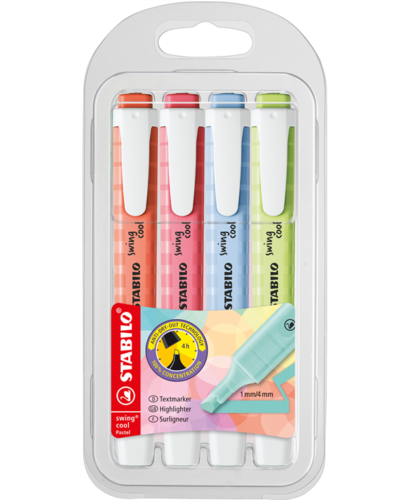POCHETTE STABILO SWING COOL PASTEL DE 4 275/4-08-1.