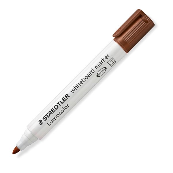 MARQUEUR TABLEAU STAEDTLER LUMOCOLOR MARRON 351-7