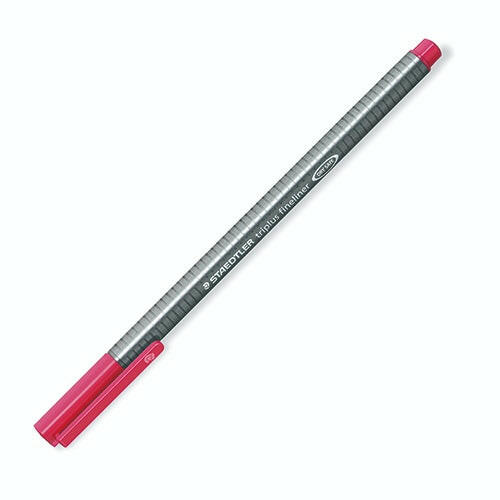Stylo pointe fine Staedtler Triplus Fineliner – Rose (334-23).