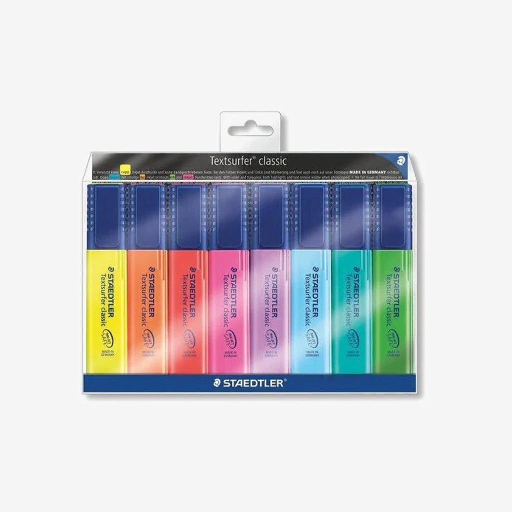 Marqueur Fluorescent Staedtler - Pochette de 8.