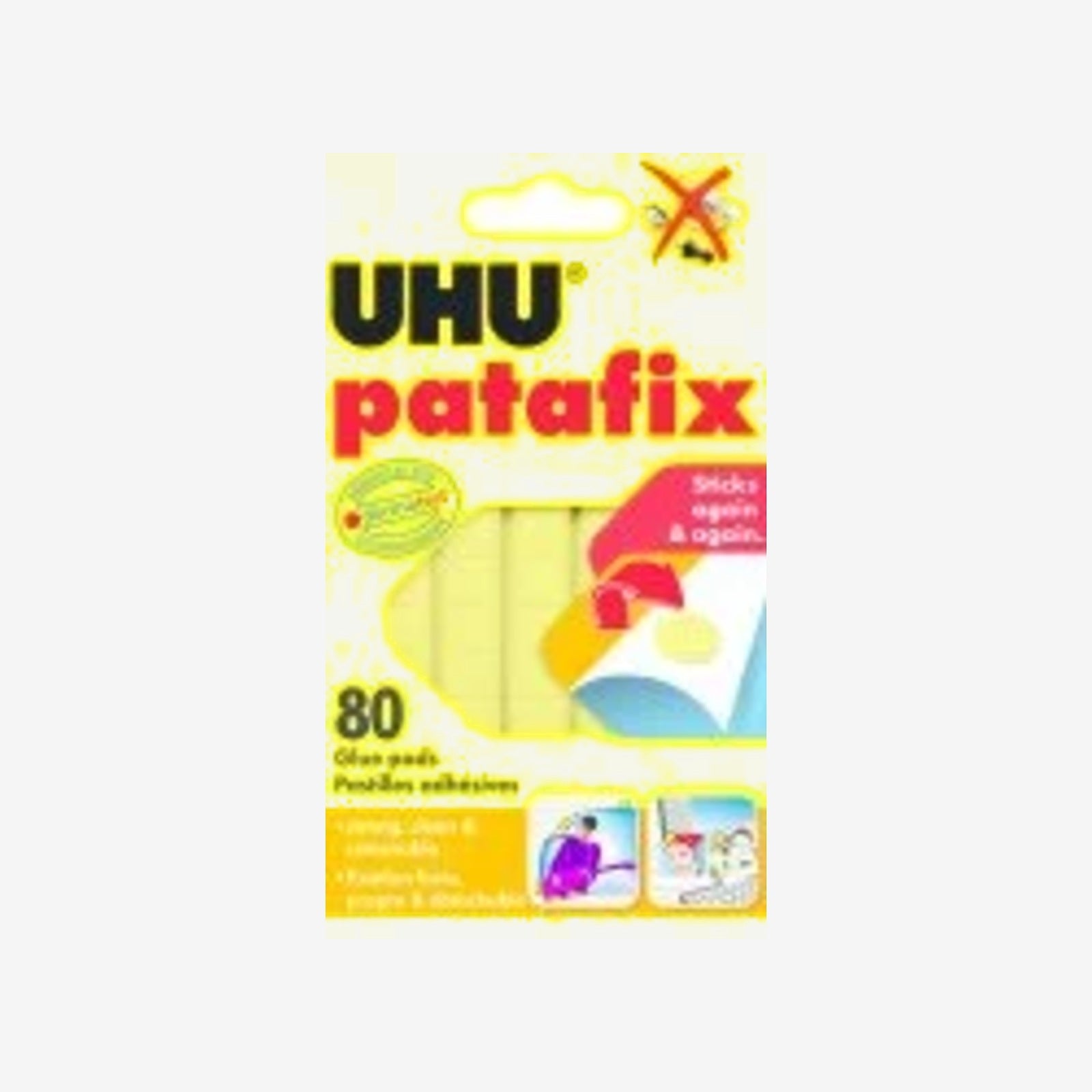 PATAFIX JAUNE UHU DE 80 44390.