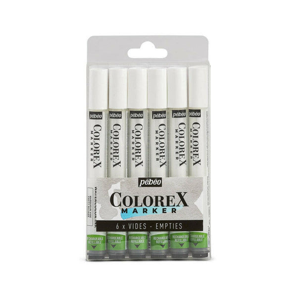 Coffret Colorex Marker - 6 Feutres Vides.