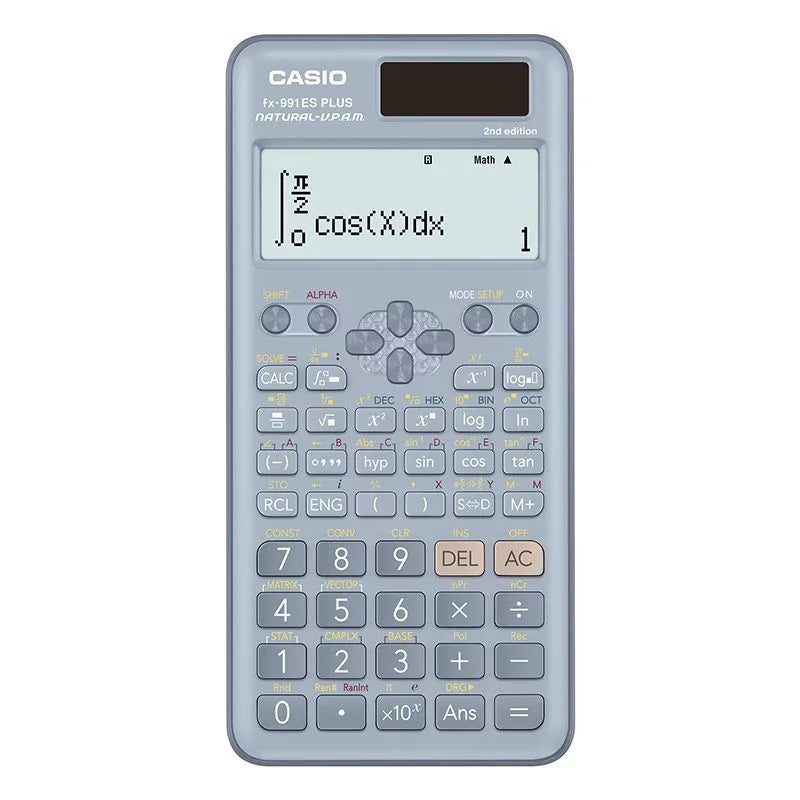 Calculatrice Scientifique Casio FX-991ES Plus 2nd Edition – Bleu.