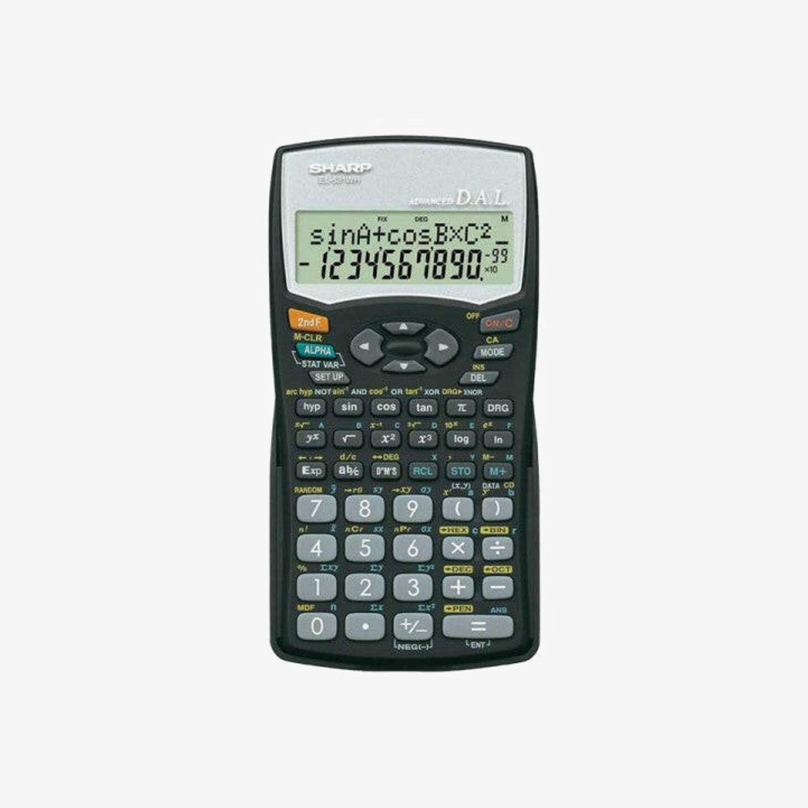 CALCULATRICE SCIENTIFIQUE SHARP EL531WH-BK.