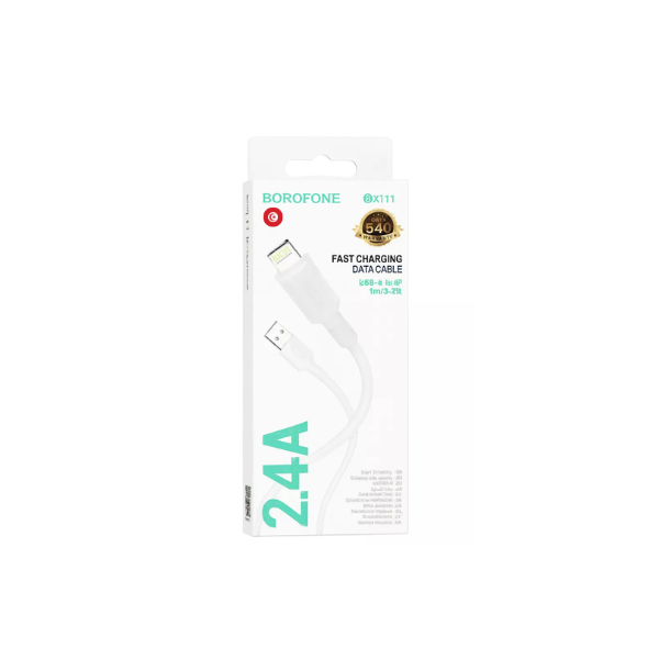 CABLE CHARGEUR SILICONE USB IPHONE BX111