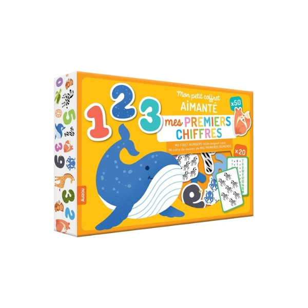 MON PETIT COFFRET AIMANTE - MES PREMIERS CHIFFRES