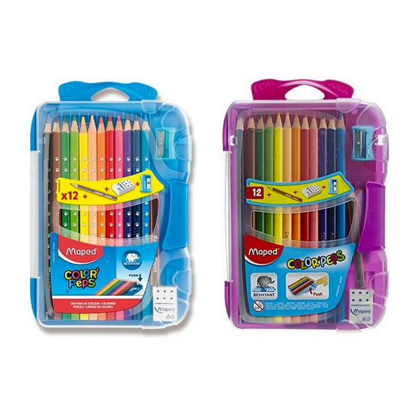 Crayons de Couleur Maped 12\18 B. Plastique 832.