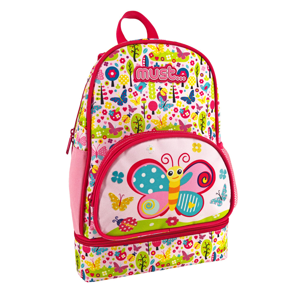 SAC A DOS ENFANT + PG MUST CUTE BUTTERFLY