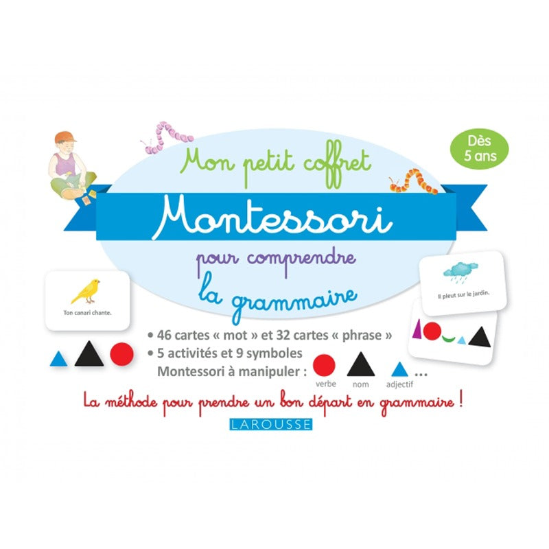 Mon petit coffret Montessori pour comprendre la grammaire