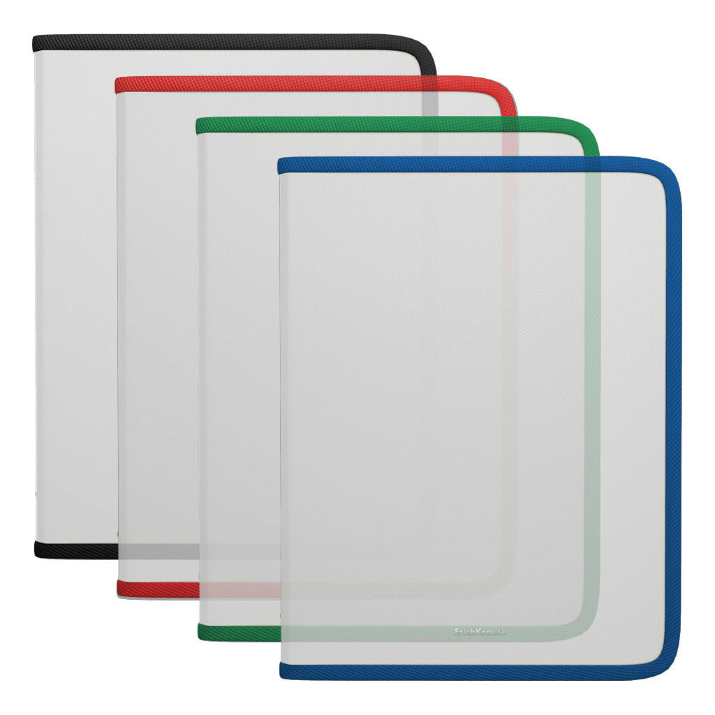 Pochette Zippée A5 Transparente Assortie – ErichKrause.