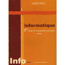 CNP 3E SEC Informatique (Lettres)