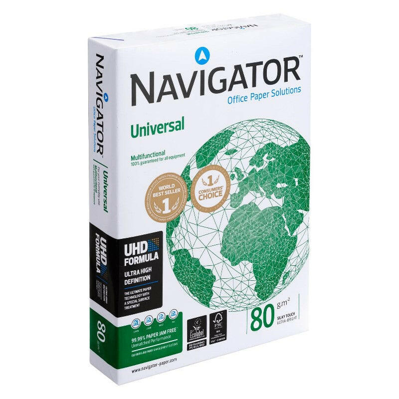 Rame de papier a4 navigator 500 feuilles 80g.