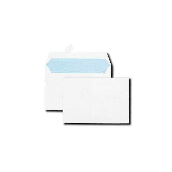 ENVELOPPES BLANC 17*25 P50 RIBAT