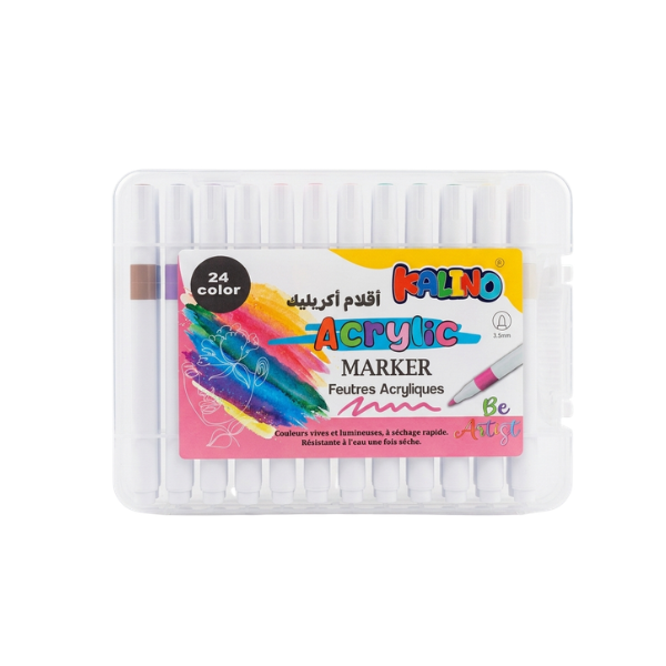 FEUTRES ACRYLIQUES KALINO PAQ DE 24 7074-24
