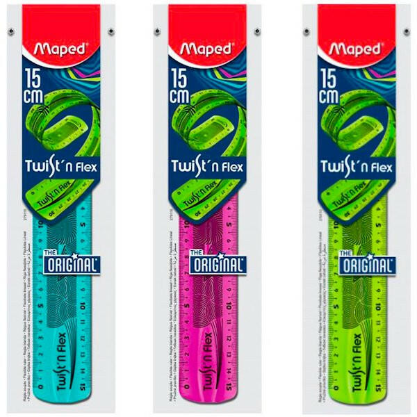 REGLE MAPED TWIST N FLEX 15CM REF 279110.