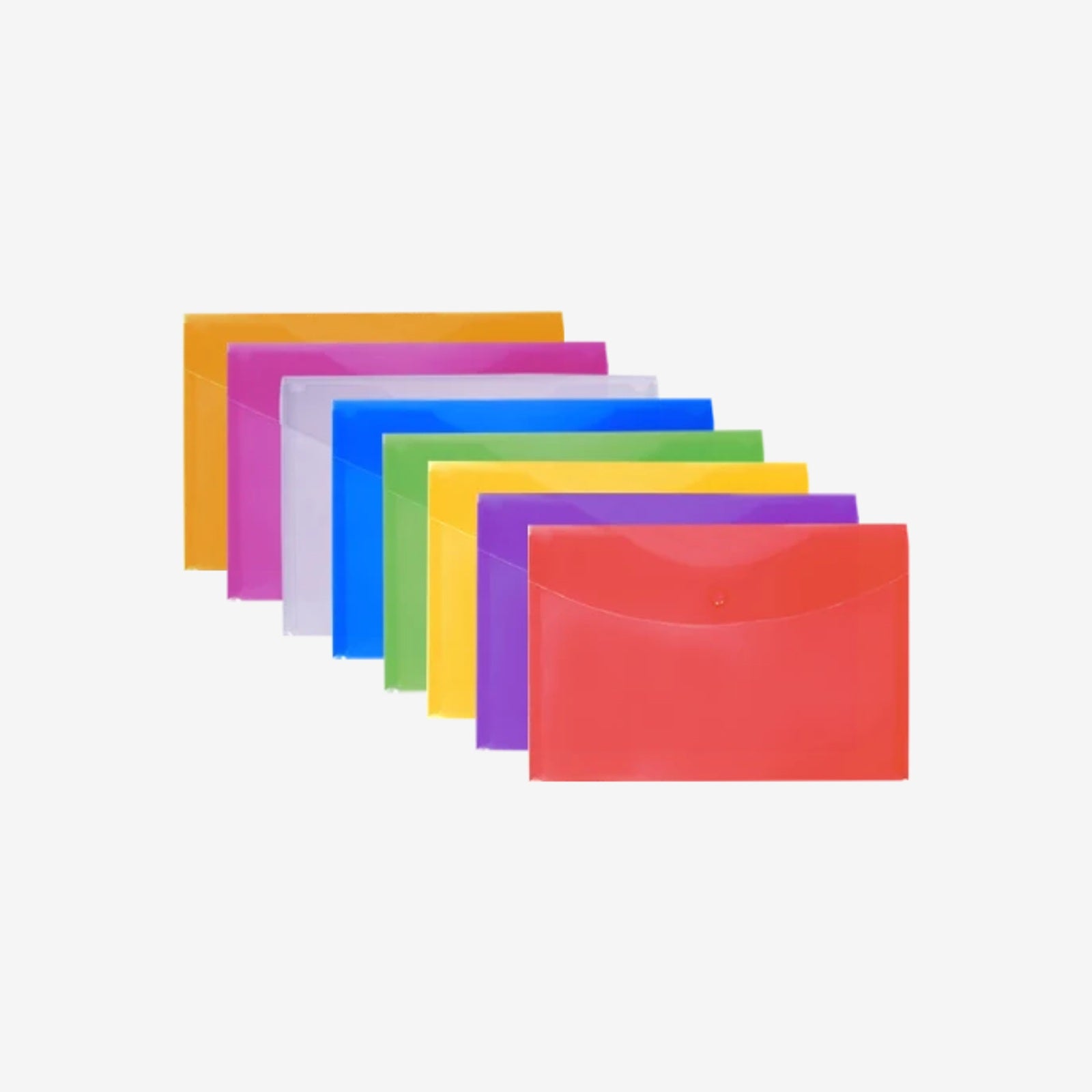 POCHETTE A BOUTON COLORPROTECT 24*32CM - INCOLORE.