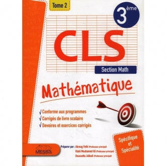 SEC CLS SECTION MATH MATH TOM 1 T2 3E.