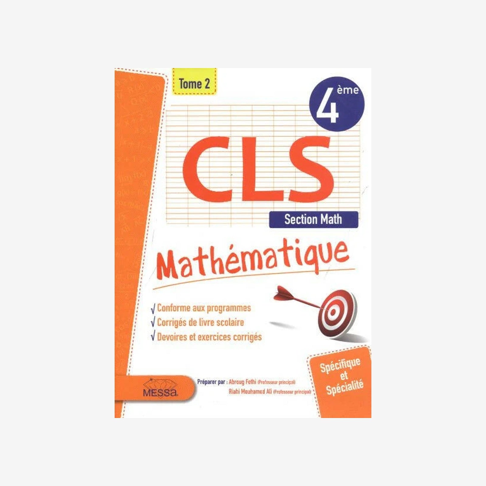 CLS 4 EME MATHEMATIQUE SEC MATH  T2.