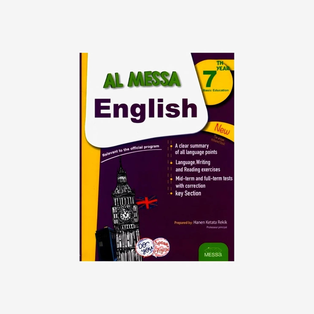 ALMESSA ANGLAIS  GLOBAL 7E.