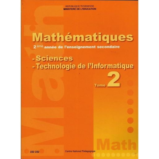 CNP 2E SEC Mathématiques T2 (Sc -technologie de l