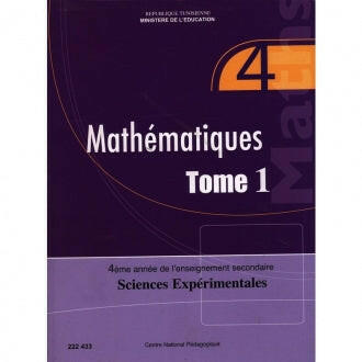 CNP 4E SEC Mathématiques T1 (Sc Exp).