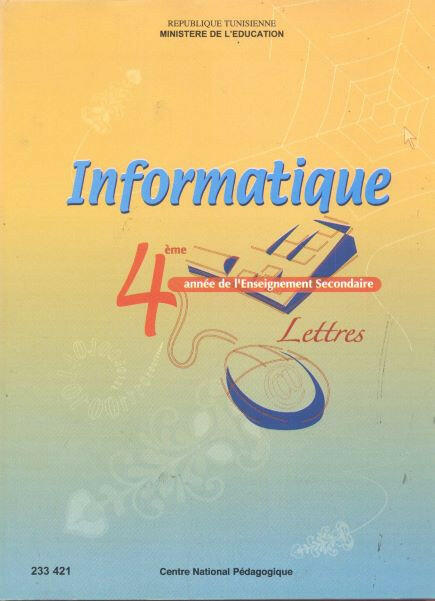 CNP 4E SEC Informatique (Lettres).