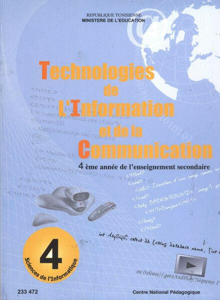 CNP 4E SEC Tech. de l inform et de la communication (Sc Inf).