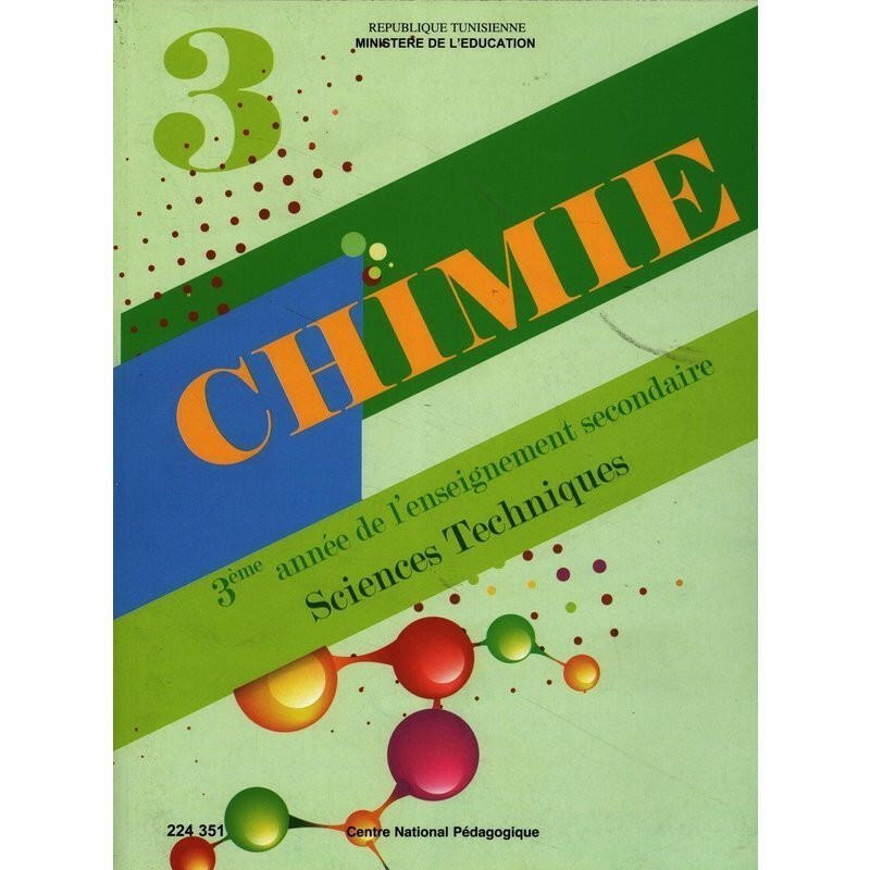 CNP 3E SEC Chimie (Sc Tech).