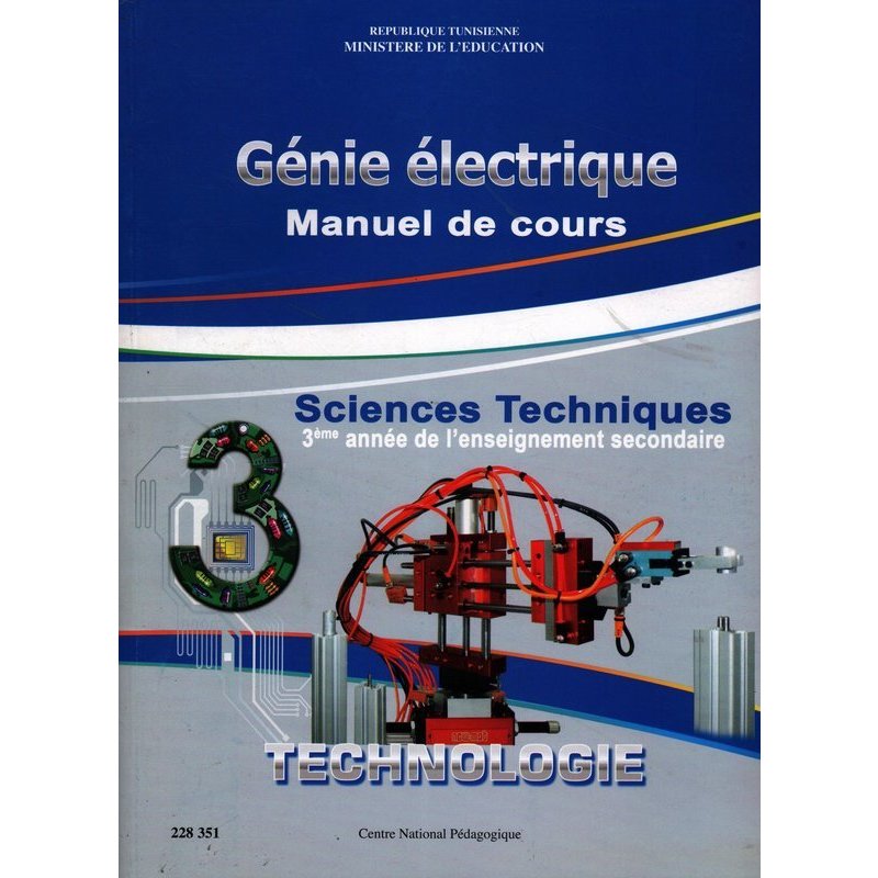 CNP 3E SEC Génie électrique cours (Sc tech) REF 22