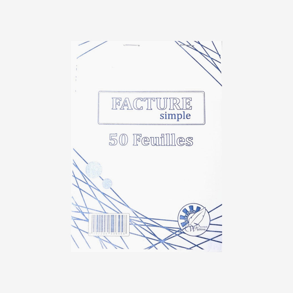 CARNET FACTURE SIMPLE WIJDEN.