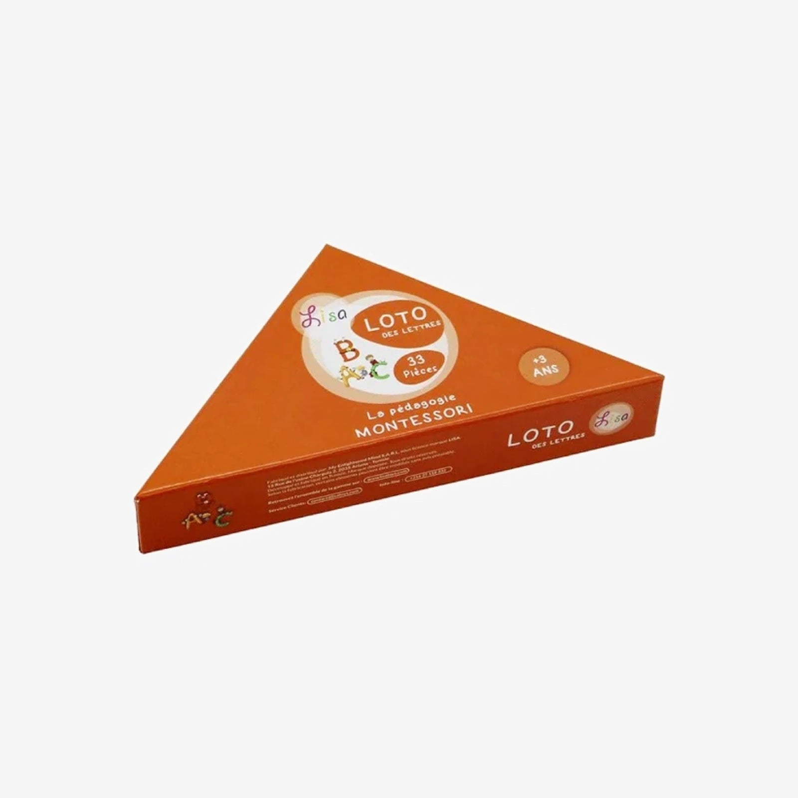 Loto des Lettres - Pédagogie Montessori - Lisa Toys.