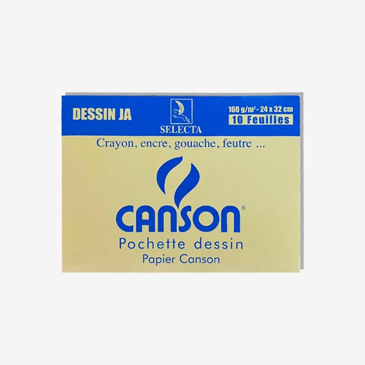 Pochette Canson Selecta Blanc.