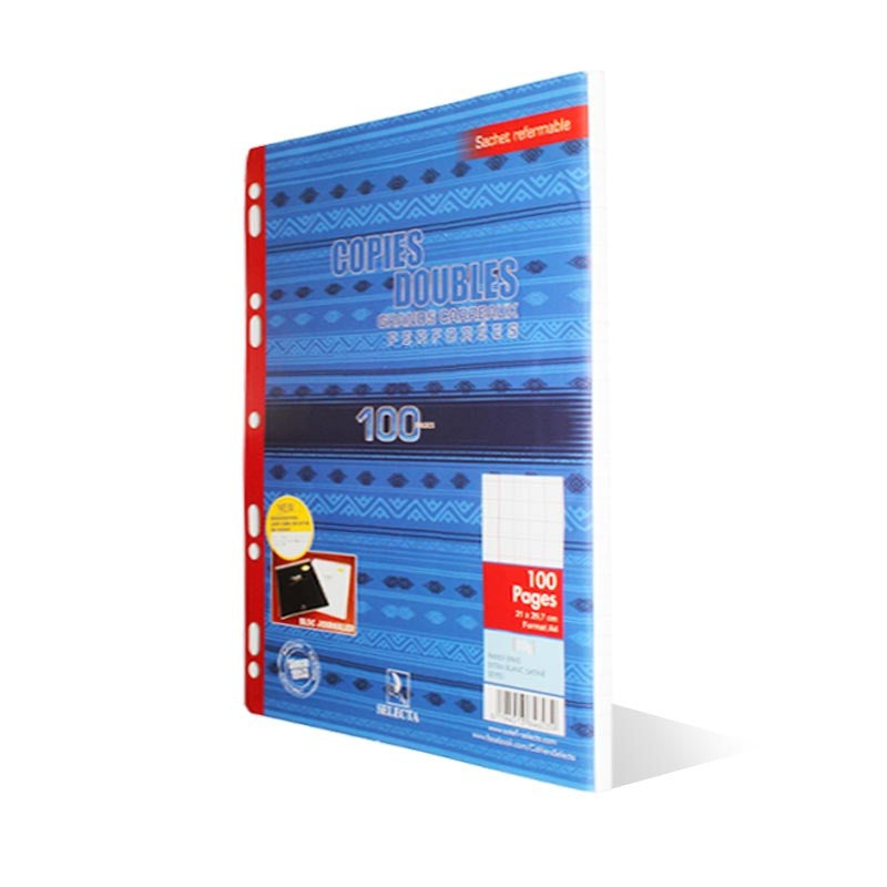 Double Feuille Perforée 100 Pages GM - Selecta